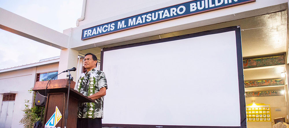 PICRC honors Ambassador Matsutaro with the naming of its administration building