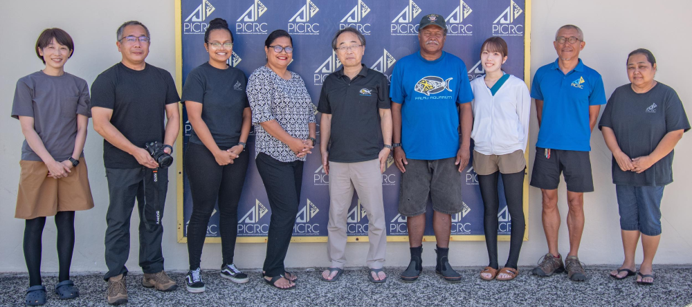 Toba Aquarium’s visit to PICRC and Palau Aquarium enhances partnership