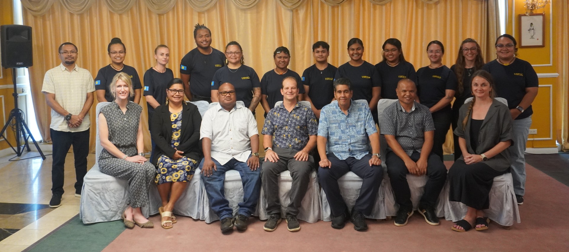 Expedition team meets with President and Council of Chiefs as Lebuu’s Voyage begins