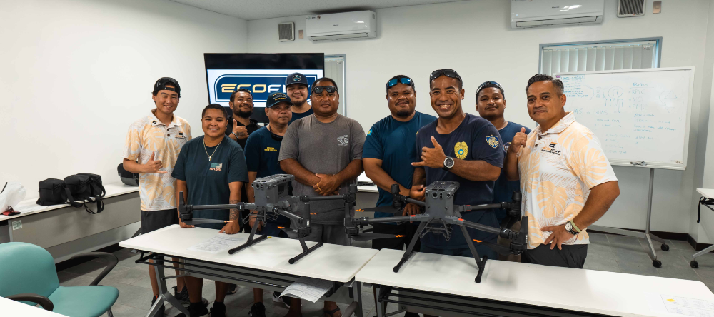 Ministry of Justice’s Division of Maritime Security and Fish and Wildlife Protection (DMSFWP) Acquires Drones and Completes Training to Enhance Surveillance and Enforcement in the Palau National Marine Sanctuary