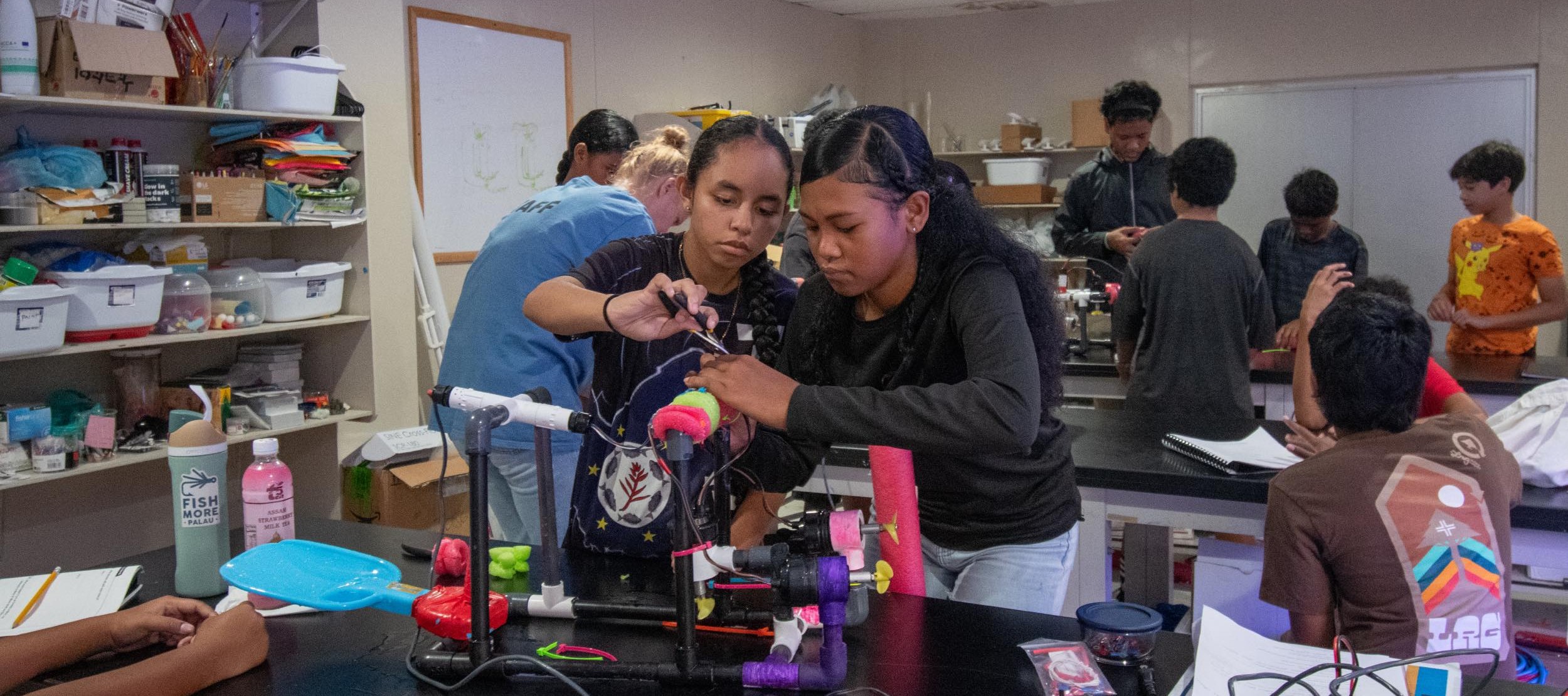 Palau International Coral Reef Center Hosts Ocean Explorers Program for Eighth Grade Students