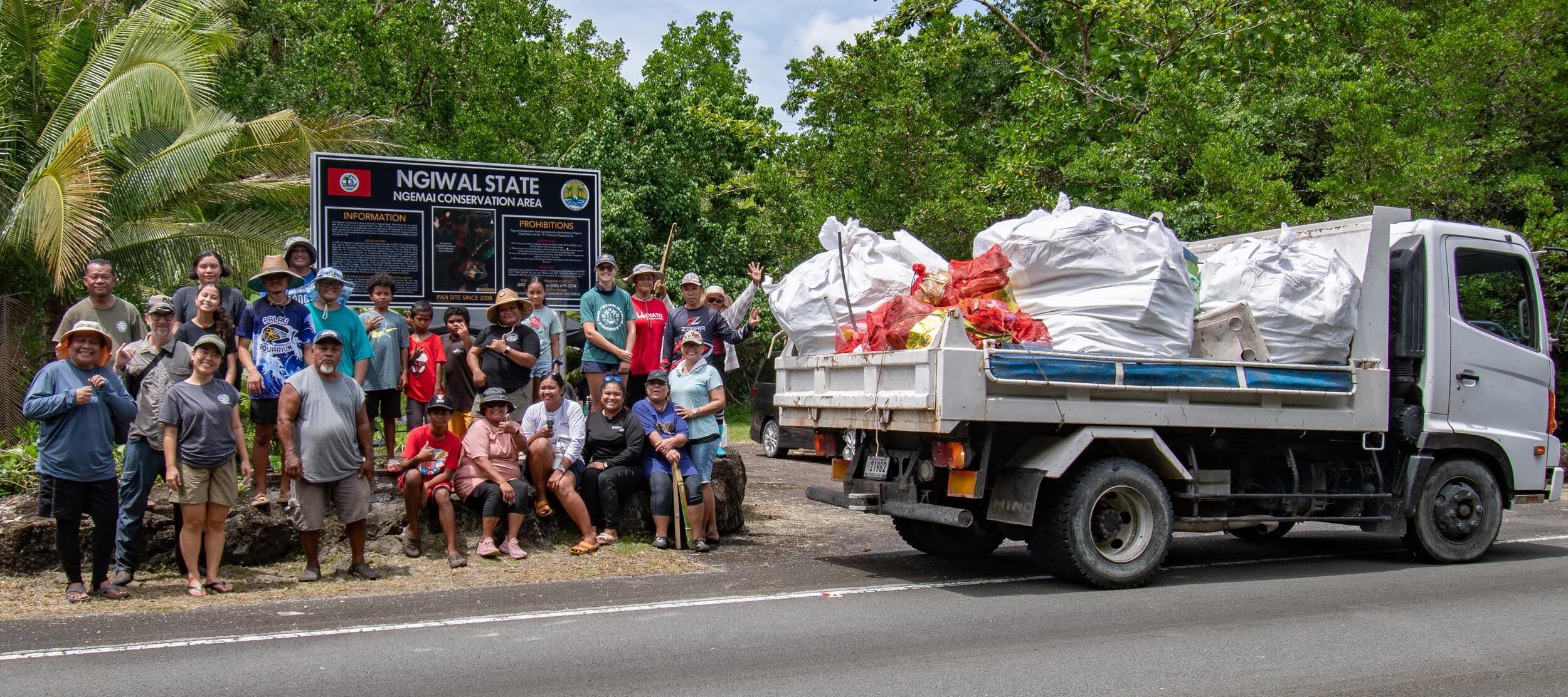 Palau Earth Day Committee Celebrates World Mangrove Day with Clean-Up at Ngemai Conservation Area